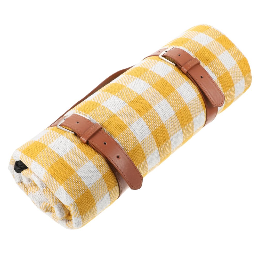 BCOATH Outdoor Large Picnic Blanket Portable Beach Mat with Carry Strap for Family Camping Grass Fun Hiking and Picnic Adventures