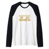 Dads Know A Lot But Grandpas Know Everything Fathers Day Raglan Baseball Tee view 1