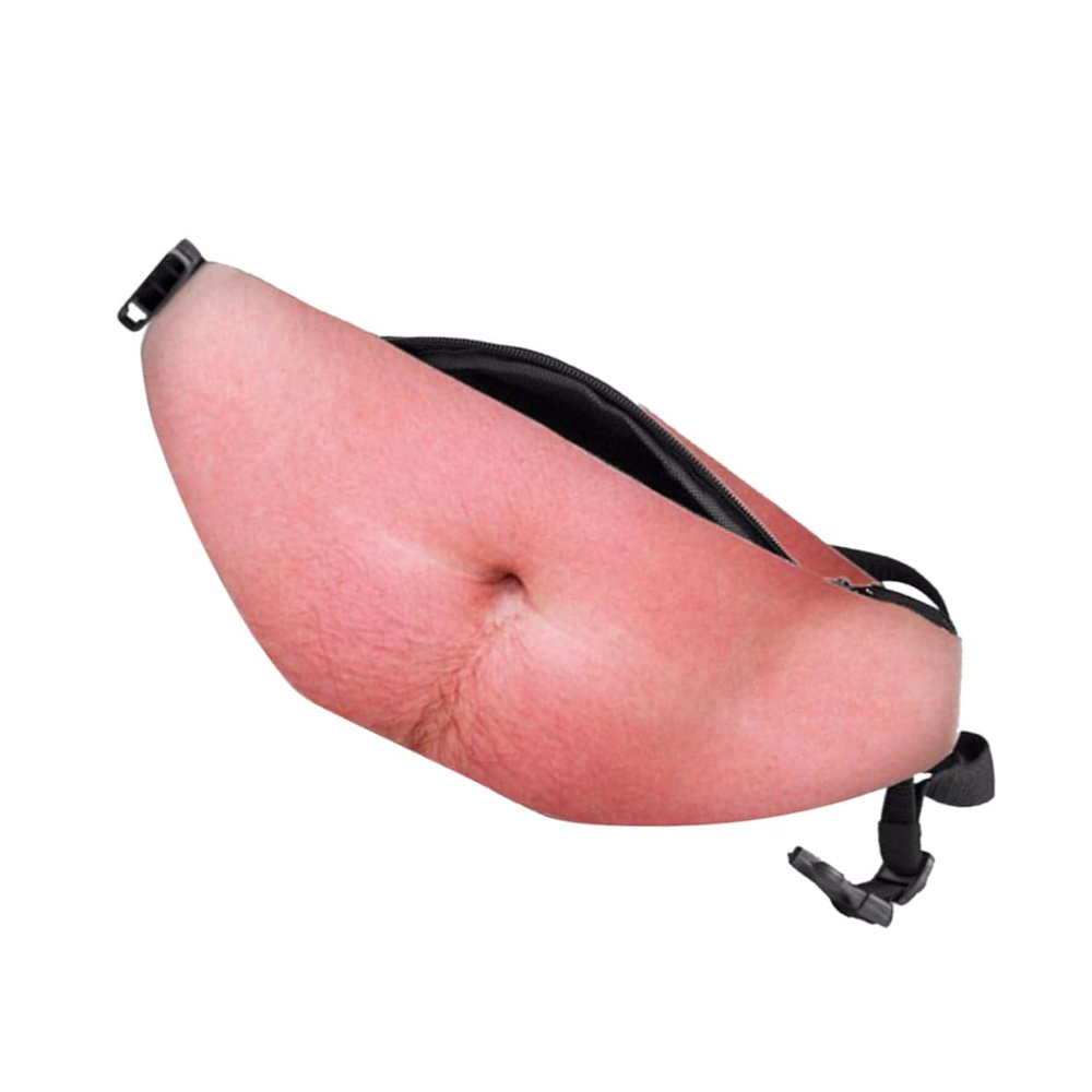 BIUDECO Unisex Theft Waist Bag for Travel Fanny Pack Compartment Pu Casual Money Pocket Purse for Men and Women for Everyday Use