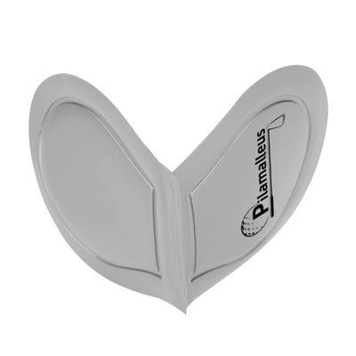 BIUDECO 1pc Golf Tool Flannel Surface Silver Ball Washer for Golf