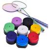 Gogogmee 10pc Sticky Sweatband Grip Tape for Badminton Squash Racket Smooth Adhesive Anti-Slip Pu Material Random Colors for Optimal Sweat Absorption view 4