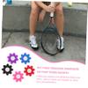 KOMBIUDA 5pcs Cartoon Petal Dampener for Tennis Racket Shock Absorber Reduces Fun Design for Enhanced Play view 2