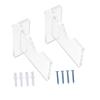 KICHOUSE Baseball Bat Case Display Holder Softball Bat Stand Easy Install Nails view 1