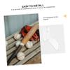 KICHOUSE Baseball Bat Case Display Holder Softball Bat Stand Easy Install Nails view 3