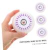 KOMBIUDA 4pcs Glowing Inline Skating Wheels Pu Roller Skates Wheel for Beginners and Pros Easy to Install Suitable for Indoor and Outdoor Use view 2