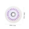 KOMBIUDA 4pcs Glowing Inline Skating Wheels Pu Roller Skates Wheel for Beginners and Pros Easy to Install Suitable for Indoor and Outdoor Use view 3