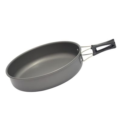 BIUDECO Camping Pots Portable Cutlery for Outdoor Cookware Non-Stick Pan Cooking Utensils