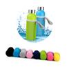 KOMBIUDA Insulated Water Bottle Carrier Bag Pouch Holder for Stainless Steel Plastic Bottles Lightweight for Outdoor Activities Gray view 1