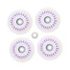 BCOATH 4pcs Glitter Inline Skates Wheels Roller Skate Lights Shockproof Wheel view 1