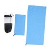 Anneome 1set Reusable Microfiber Towels Quick Drying Portable Towel for Camping Gym and Travel Drawstring Bag view 1