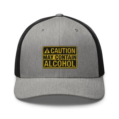 Gunner Gear Funny May Contain Day Drinking Hat Heather/Black