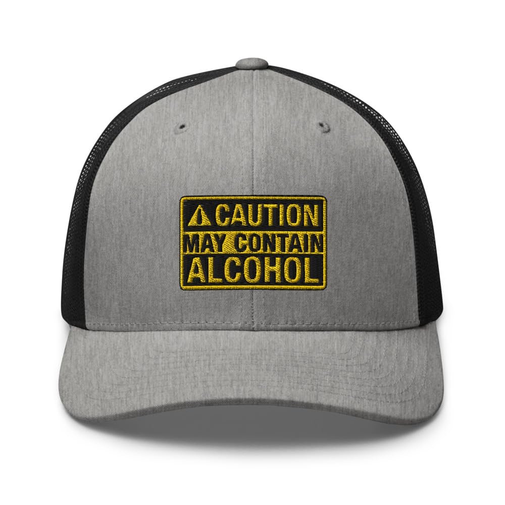 Gunner Gear Funny May Contain Day Drinking Hat Heather/Black