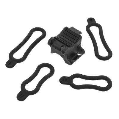 BCOATH Cycling Flashlight Rack Plastic Bike Torch Stand Clip Non-Slip Night Riding Accessory