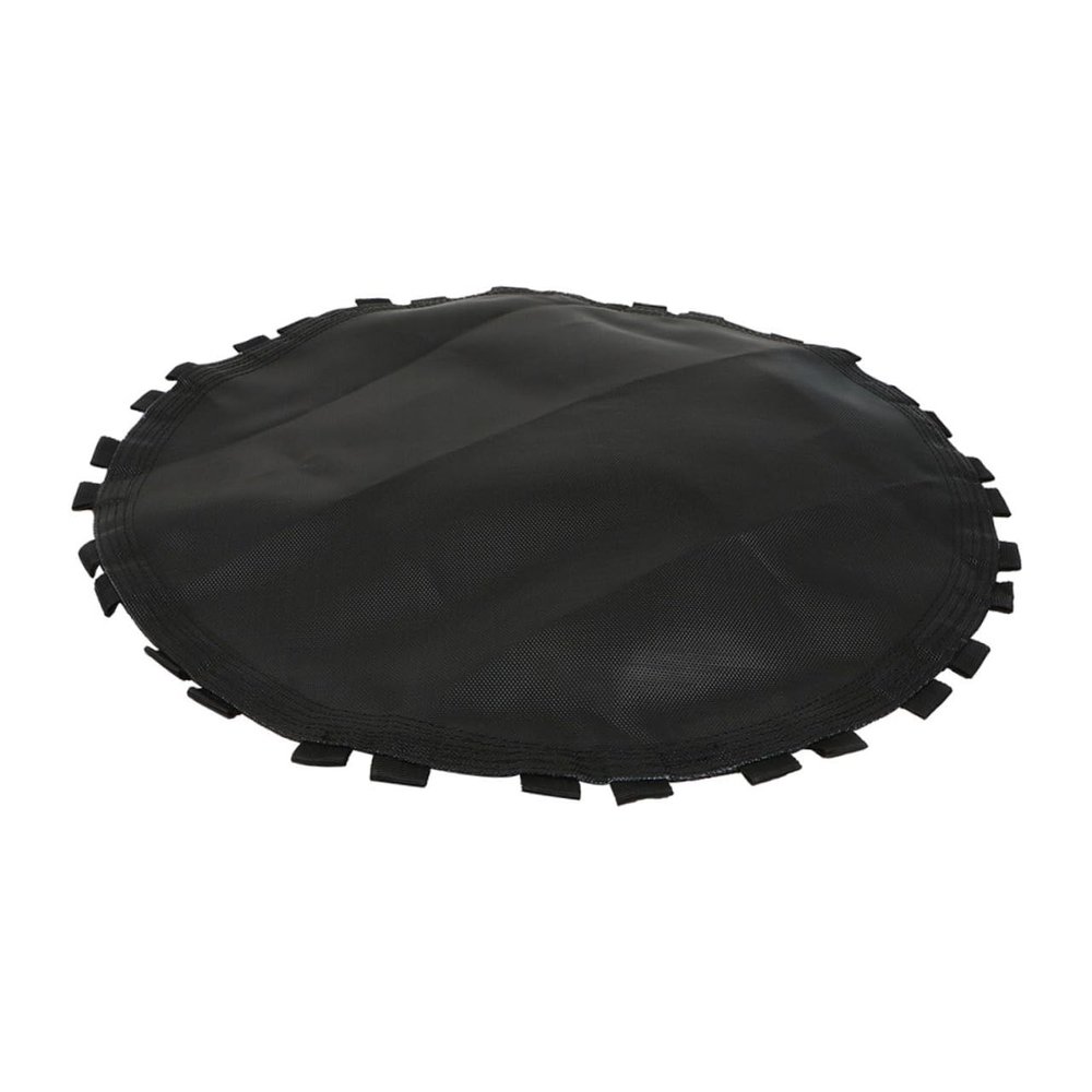 LIOOBO 1pc Trampoline Replacement Mat Black Jumping Mat Round Bungee Mesh for Outdoor Use Heavy Duty with High Stitching for Extra Security