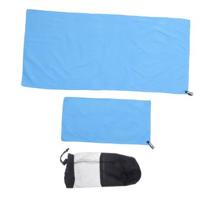 Gogogmee 1set Portable Microfiber Sports Towel for Running Camping Hiking Yoga Travel Bundle with Lightweight Design for Gym Outdoor Activities
