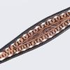 Comfytack Western Horse Breast Collar Hand Tooled Genuine American Leather Tack Dark Brown | Heavy Duty Adjustable Western Riding Breastplate for Trail Barrel Racing Ranch Show Horse view 4