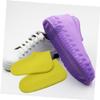 KOMBIUDA Silicone Shoe Covers Non-slip Rainproof Shoes Protector for Men and Women Durable Thicken Overshoes for Outdoor Activities Yellow s view 3
