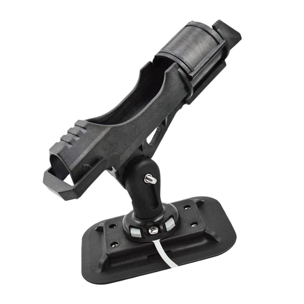 KICHOUSE Fishing Rod Holder Bracket Rotatable Adjustable Kayak Accessory for Yacht and Fishing Boat Lightweight and Portable Securely Holds Conventional and Rods