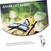 Happyyami Kayak Standing Strap Slip Design for Enhanced Stability Practical Canoe Handle for and Use Kayak Accessory for Rowing Equipment view 3