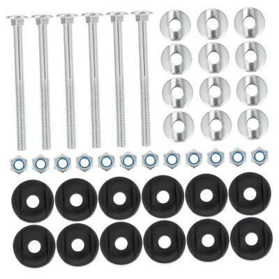 LIOOBO 12pcs Trampoline Anchor Kit Trampoline Screws Iron Screws for Boys and Girls Fixing Tools