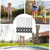 LIOOBO 12pcs Trampoline Anchor Kit Trampoline Screws Iron Screws for Boys and Girls Fixing Tools view 2