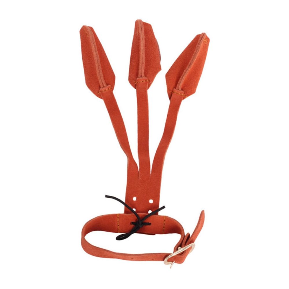 LIOOBO Archery Hand Protector Shooting Guard Three-Finger Finger Gloves Elastic Fit