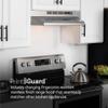 Broan-NuTone F4036SF 36-Inch Fingerprint Resistant Convertible Under-Cabinet Range Hood, 230 Max Blower CFM, 36", Stainless Finish with PrintGuard view 2