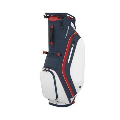 Callaway Golf Fairway 14 Golf Bag (Fairway 14, No Logo, Navy Hounds/White/Red)