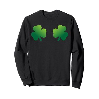 Double Shamrock Luck St. Patrick's Day Irish Pride Women Sweatshirt