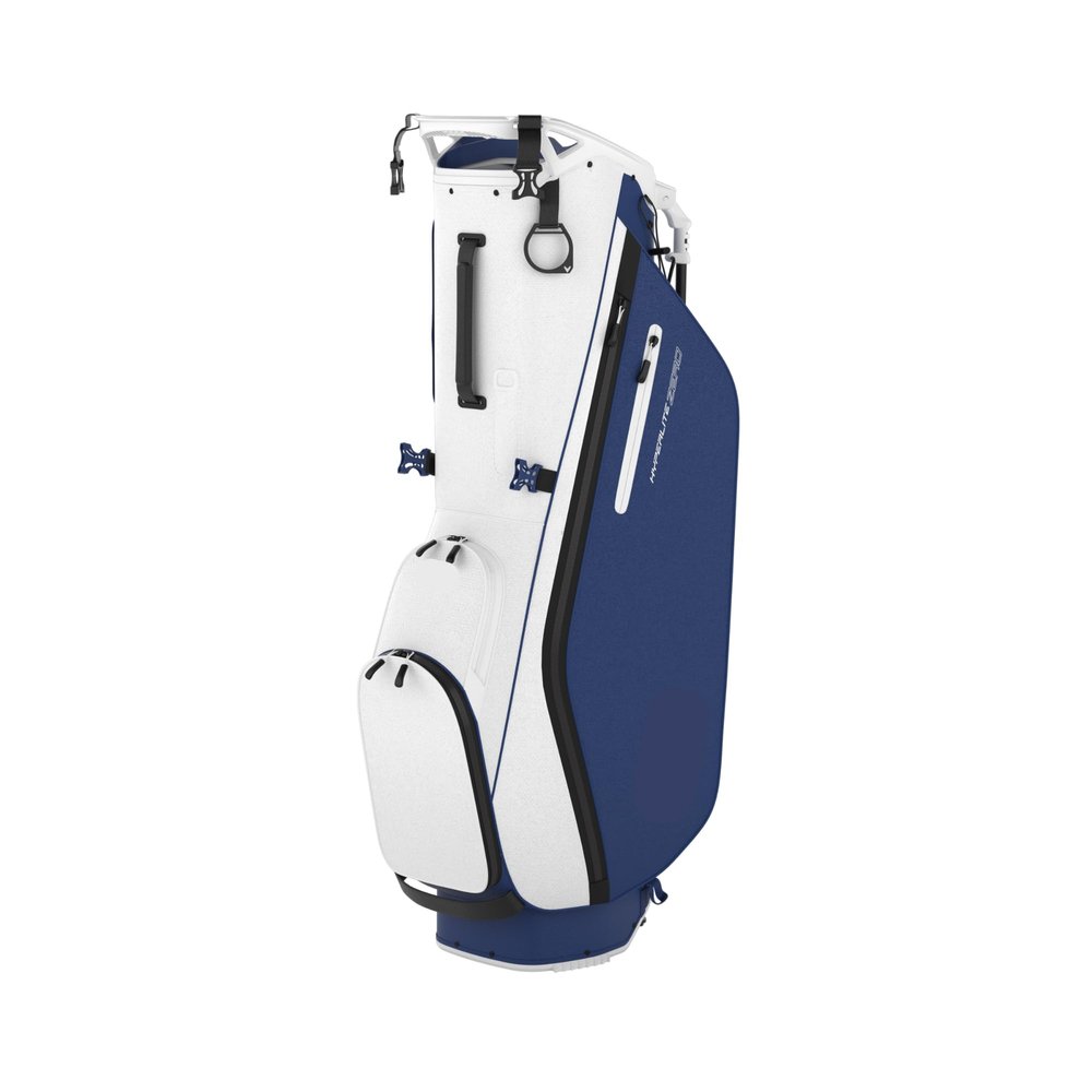 Callaway Golf Hyperlite Zero Golf Bag (Hyperlite Zero, No Logo, White/Cobalt Blue)