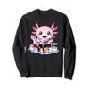 Axolotl & Sushi Lover Japanese Cuisine Amphibian Sweatshirt view 1