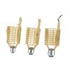 LIOOBO 3pcs Fishing Bait Cage Lure Cage Bait Fishing Basket Firm Mesh Structure for Eels Crabs Lobsters Shrimp view 1