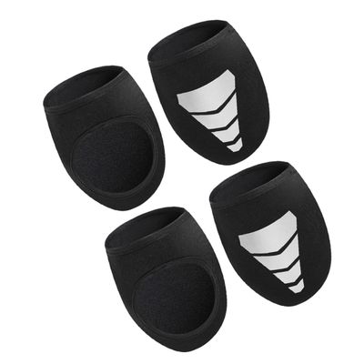 LIOOBO 2pairs Flexible Comfortable Cycling Shoe Covers Warm Outdoor Overshoes Reflective Socks Safe Riding Shoes Cover for Cycling