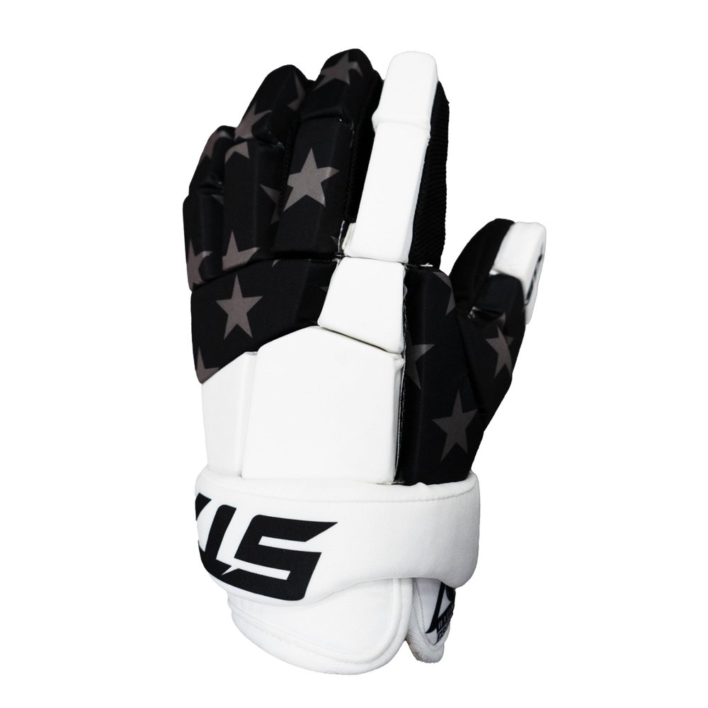 STX Stallion 75 USA Lacrosse Gloves (Small)