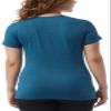 32 Degrees Ladies' Cool Tee Short Sleeve Scoop Neck, 3-Pack (US, Alpha, Large, Regular, Regular, Black/Ht Teal/Ht Purple) view 2