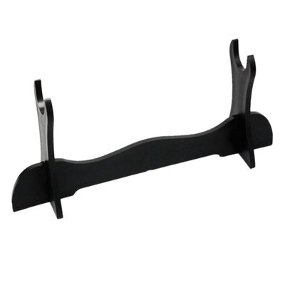 LIOOBO Acrylic Stand Elegant Black Martial Arts Display Rack for Home Decor Easy to Install and Holder for Storage and Showcasing