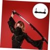 LIOOBO Acrylic Stand Elegant Black Martial Arts Display Rack for Home Decor Easy to Install and Holder for Storage and Showcasing view 2