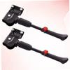 LIOOBO 2pcs Bike Kickstand Parking Rack Sturdy Steel Construction Side Kick Stand for Wheel Diameter Bikes view 2