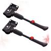 LIOOBO 2pcs Bike Kickstand Parking Rack Sturdy Steel Construction Side Kick Stand for Wheel Diameter Bikes view 3