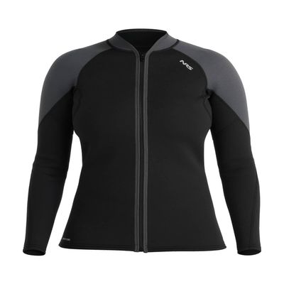 2mm Women's NRS Ignitor Wetsuit Jacket - Black/XL, X-Large