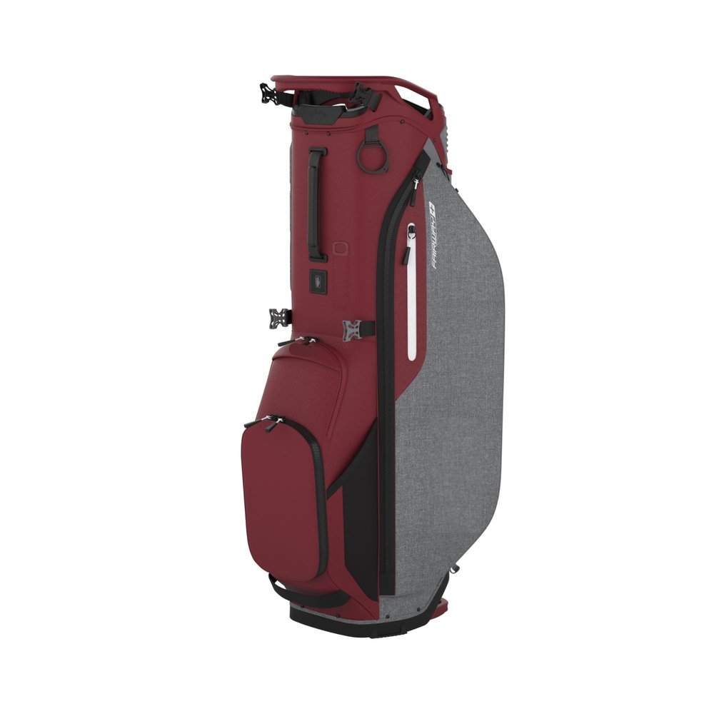 Callaway Golf Fairway Plus Golf Bag (Fairway Plus, No Logo, Brick/Charcoal Heather)