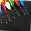 LIOOBO 10Pcs Colorful Fishing Bobbers Floaters with Multiple Weights to High Sensitivity Buoy Gear for Accurate Bite Detection in Fishing view 3