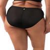 elomi Women's Plus Size Teagan High Leg Brief, Black Almond view 2