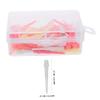 LIOOBO 80pcs Mixed Plastic Dart Points for Electronic Dartboards Soft Tips Slip Design for Easy Installation Accessory for Throwing Toys and Professional view 3