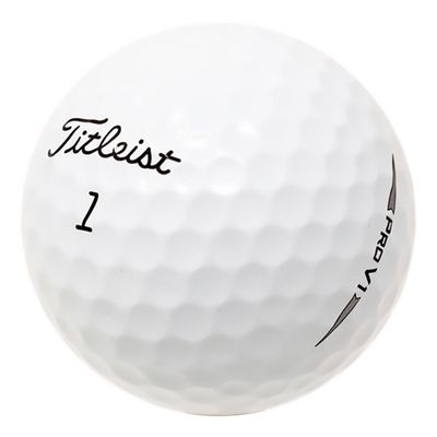 LostGolfBalls - 48 Titleist Pro V1 Golf Balls in Good Condition, 2019 Year Model, AAA Quality, Used & Recycled Used Golf Balls, Titleist ProV1, The #1 Ball in Golf, White