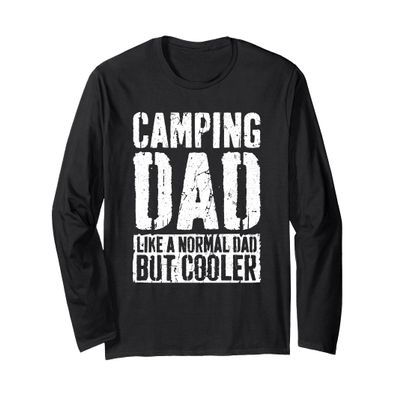 Camping Dad Shirt Men Fathers Day Camping Dad Long Sleeve T-Shirt