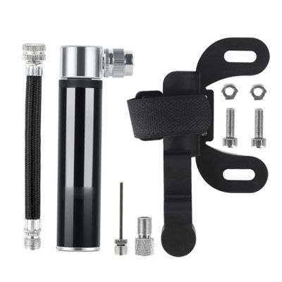 Manual Mini Portable Aluminum Alloy Bike Pump with Ball Needle