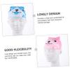 BIUDECO 2pcs Boy Girl Silicone Swim Caps Cartoon Swimming Hat for Boys and Girls Comfortable Fit for Pool and Bathing Protects Hair from Water Damage view 3