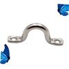 LIOOBO 10pcs Stainless Steel Boat Bow Handle u Shape Saddle Clip for Kayak Canoe Dinghy Accessories view 3