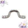 LIOOBO 10pcs Stainless Steel Boat Bow Handle u Shape Saddle Clip for Kayak Canoe Dinghy Accessories view 4